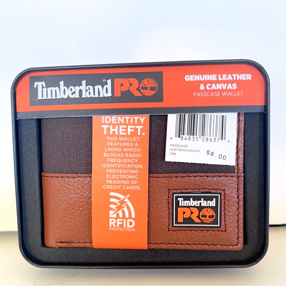 TIMBERLAND RFID Protection Leather Wallet - Picture 5 of 6